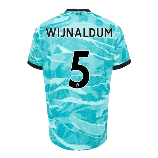 Camiseta Liverpool NO.5 Wijnaldum 2ª 2020-2021 Azul